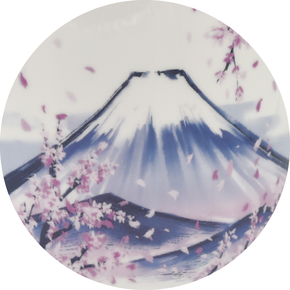 骨壺（骨壷）富士桜
